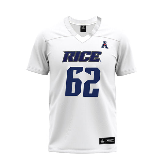 Rice - NCAA Football : Cullen Witt - White AAC Premium Football Jersey-0