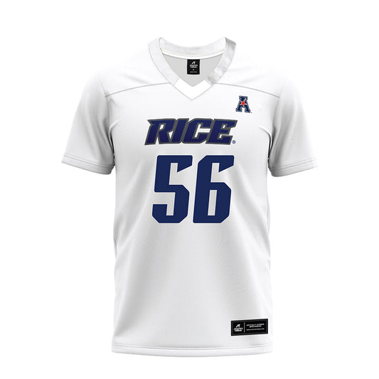 Rice - NCAA Football : Nate Bledsoe - White AAC Premium Football Jersey-0