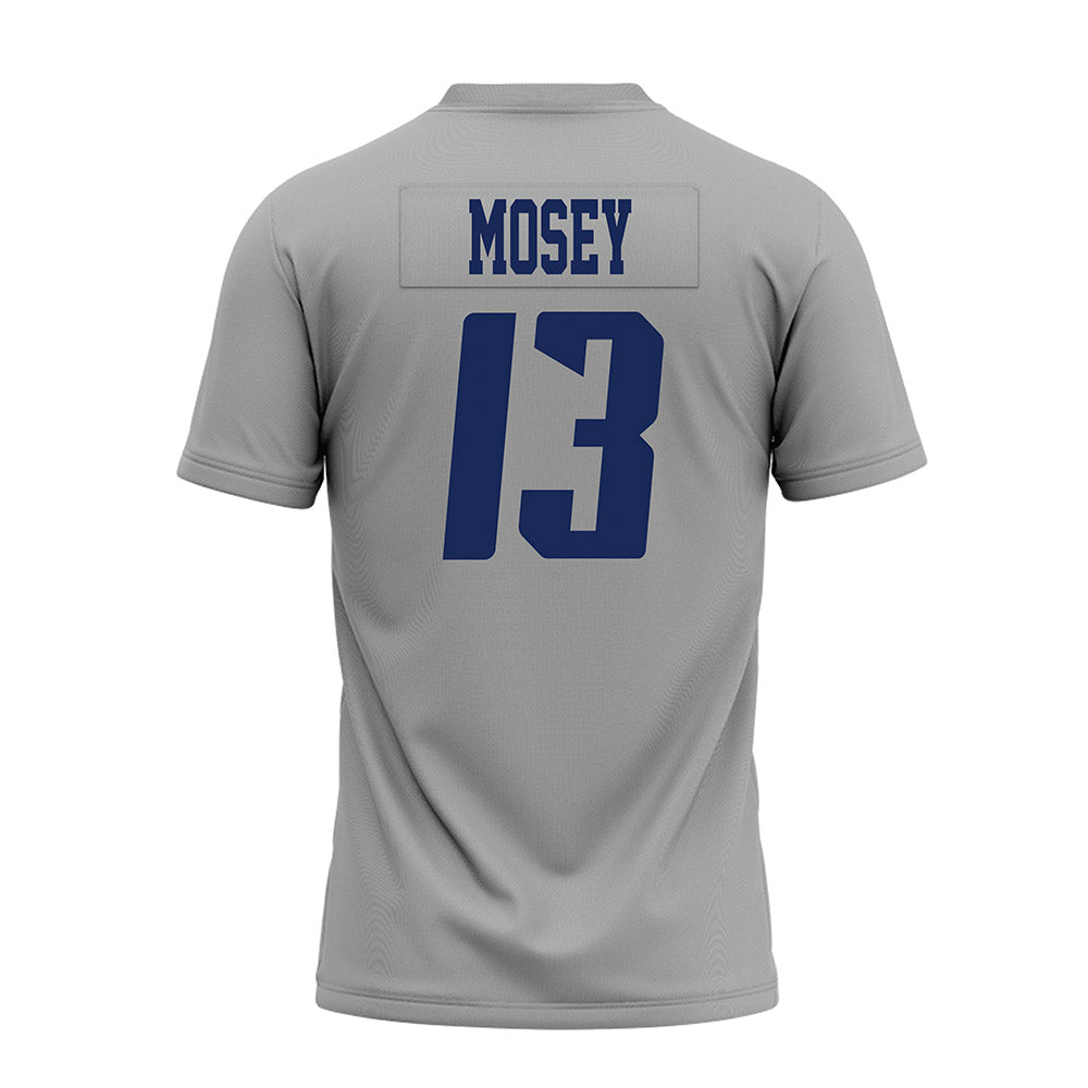 Rice - NCAA Football : Maxwell Mosey - Mid Grey AAC Premium Football Jersey-1