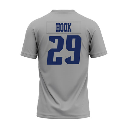 Rice - NCAA Football : Daveon Hook - Mid Grey AAC Premium Football Jersey-1