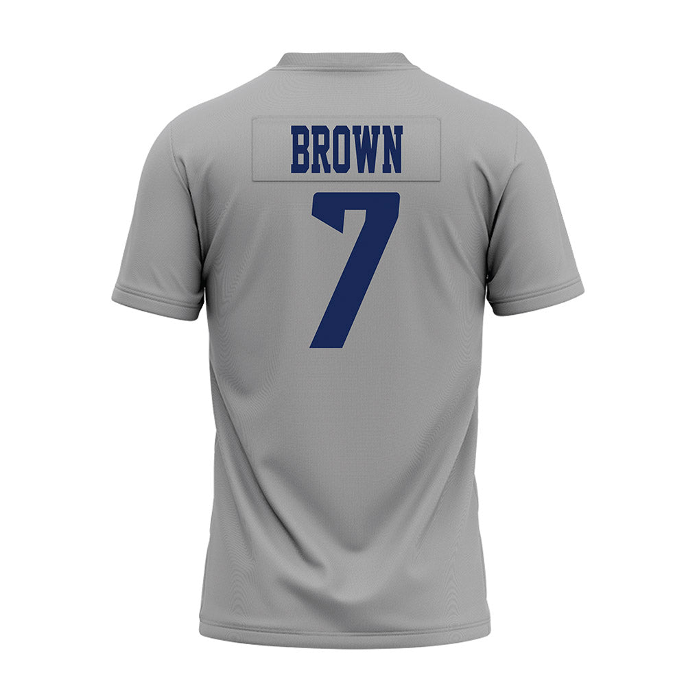 Rice - NCAA Football : Angelo "AJ" Brown - Mid Grey AAC Premium Football Jersey-1