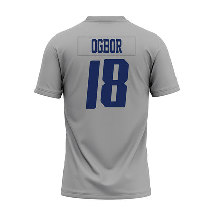 Rice - NCAA Football : Ahran Ogbor - Mid Grey AAC Premium Football Jersey-1