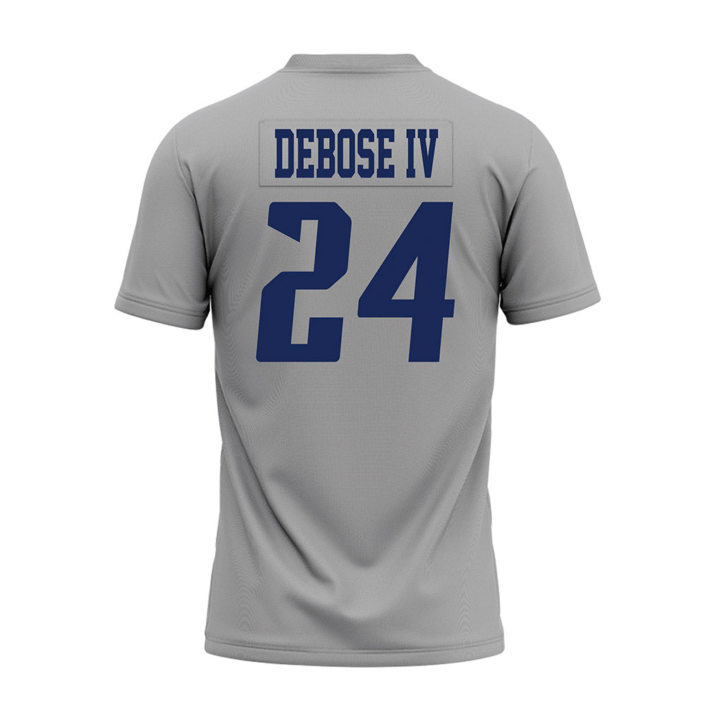 Rice - NCAA Football : Larry DeBose IV - Mid Grey AAC Premium Football Jersey-1
