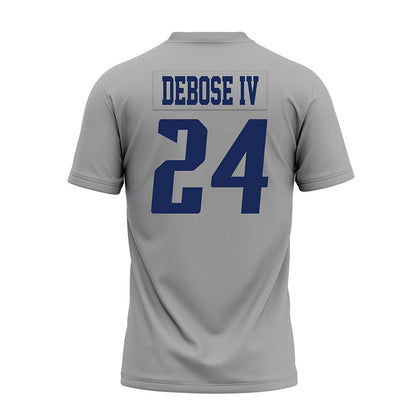 Rice - NCAA Football : Larry DeBose IV - Mid Grey AAC Premium Football Jersey-1
