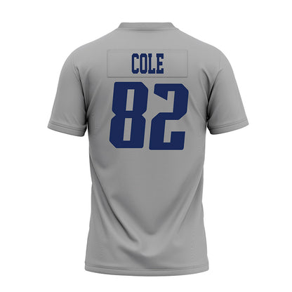 Rice - NCAA Football : Colton Cole - Mid Grey AAC Premium Football Jersey-1