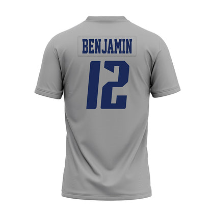 Rice - NCAA Football : Jamir Benjamin - Mid Grey AAC Premium Football Jersey-1