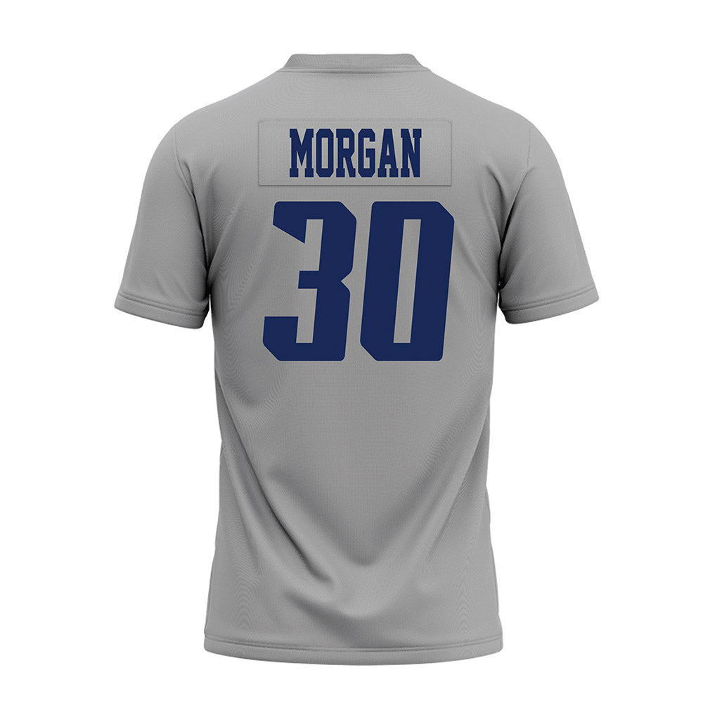 Rice - NCAA Football : Carson Morgan - Mid Grey AAC Premium Football Jersey-1