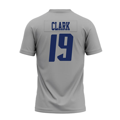 Rice - NCAA Football : Jordan Clark - Mid Grey AAC Premium Football Jersey-1