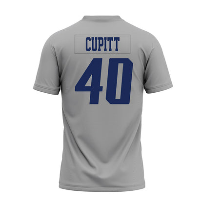 Rice - NCAA Football : Jayden Cupitt - Mid Grey AAC Premium Football Jersey-1
