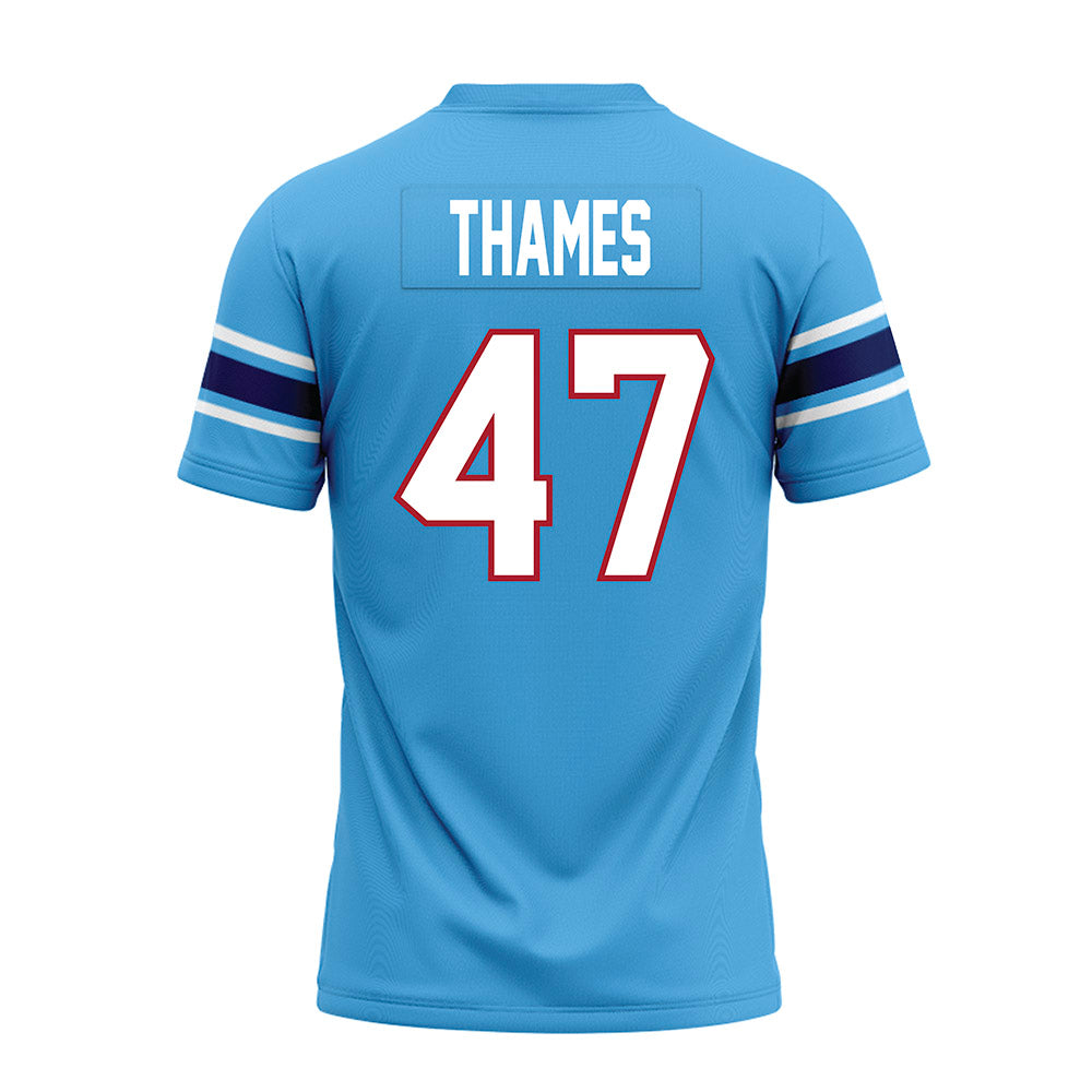 Rice - NCAA Football : Ty Thames - Premium Football Jersey-1