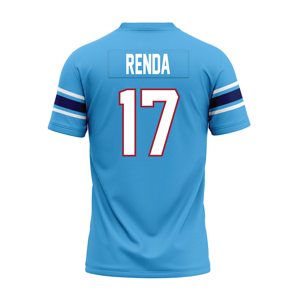 Rice - NCAA Football : Jake Renda - Premium Football Jersey-1