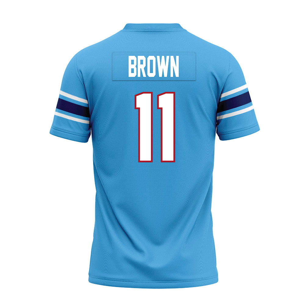 Rice - NCAA Football : Jacurri Brown - Premium Football Jersey-1