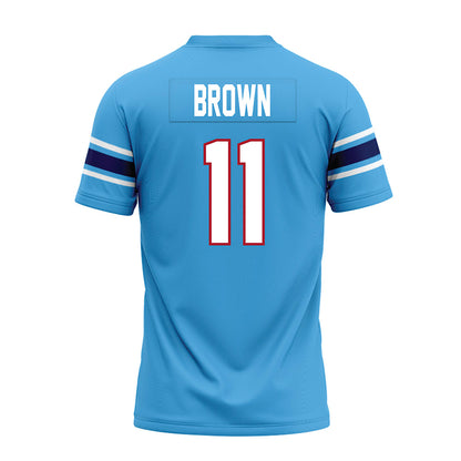 Rice - NCAA Football : Jacurri Brown - Premium Football Jersey-1