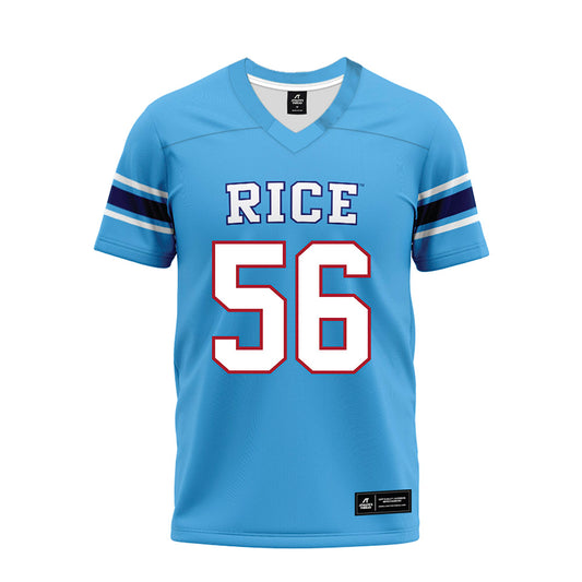 Rice - NCAA Football : Seth Clarke - Premium Football Jersey-0