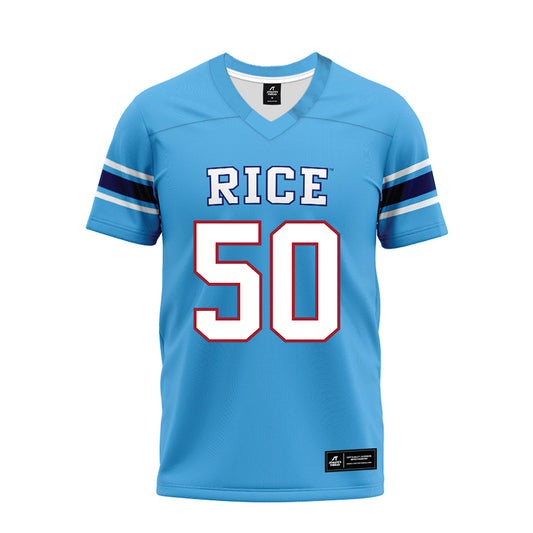 Rice - NCAA Football : Patrick Valent - Premium Football Jersey