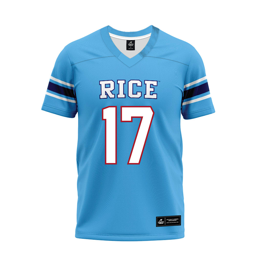 Rice - NCAA Football : Jake Renda - Premium Football Jersey-0