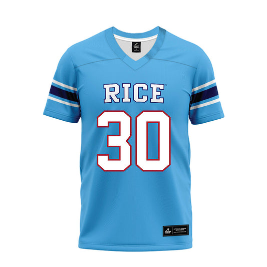 Rice - NCAA Football : Carson Morgan - Premium Football Jersey-0