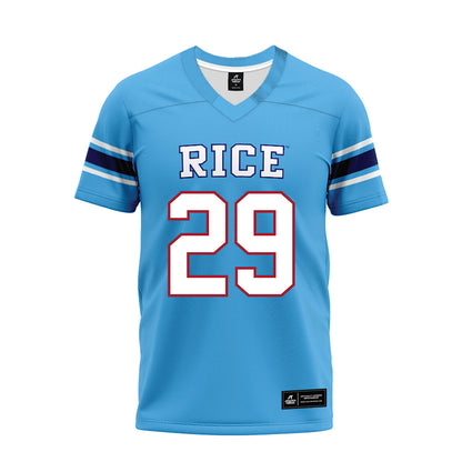 Rice - NCAA Football : Daveon Hook - Premium Football Jersey-0