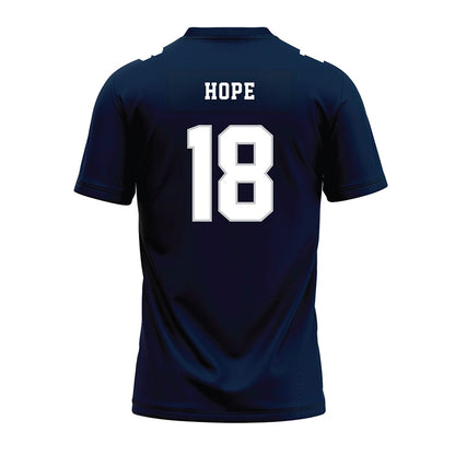 Samford - NCAA Football : Owen Hope - Navy Premium Football Jersey-1