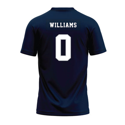 Samford - NCAA Football : Greg Williams - Navy Premium Football Jersey-1