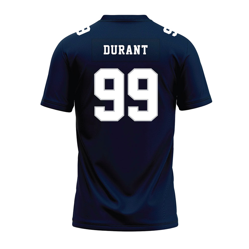 Samford - NCAA Football : Tyler Durant - Navy Premium Football Jersey-1