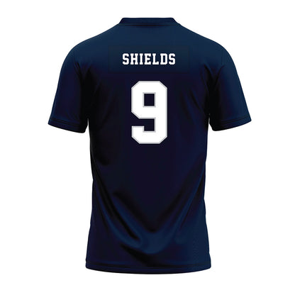 Samford - NCAA Football : Will Shields - Navy Premium Football Jersey-1