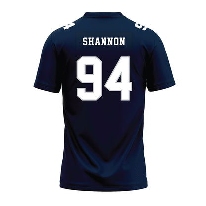 Samford - NCAA Football : Joseph Shannon - Navy Premium Football Jersey-1