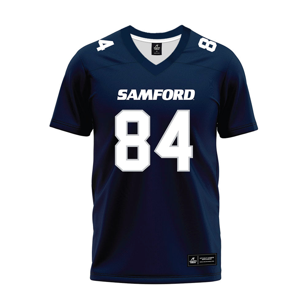 Samford - NCAA Football : Bryon Martin - Navy Premium Football Jersey-0