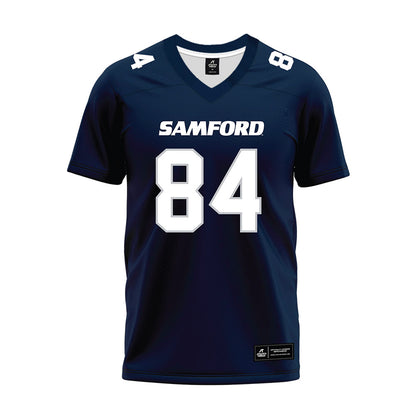 Samford - NCAA Football : Bryon Martin - Navy Premium Football Jersey-0