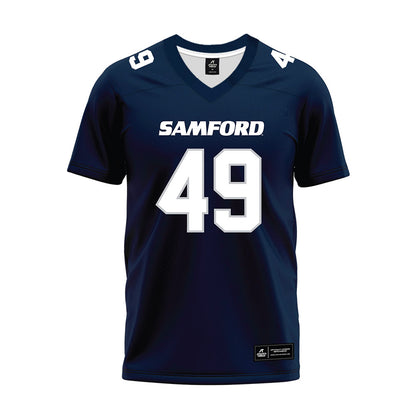 Samford - NCAA Football : Grayson Ford - Navy Premium Football Jersey-0