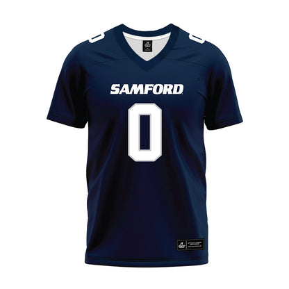 Samford - NCAA Football : Key Corbin - Navy Premium Football Jersey-0