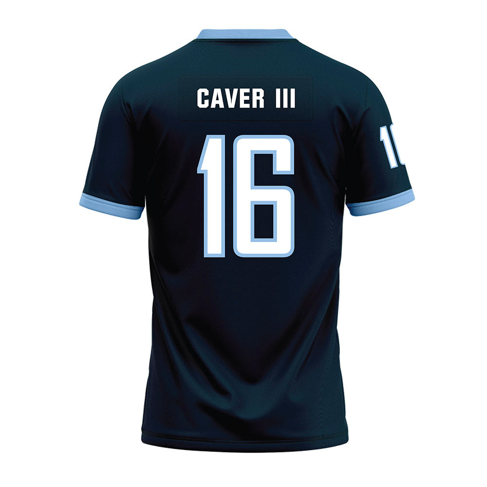Old Dominion - NCAA Football : James Caver III - Navy Premium Football Jersey-1