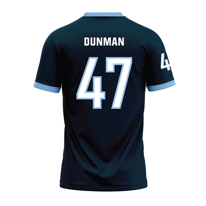 Old Dominion - NCAA Football : Ashten Dunman - Navy Premium Football Jersey-1