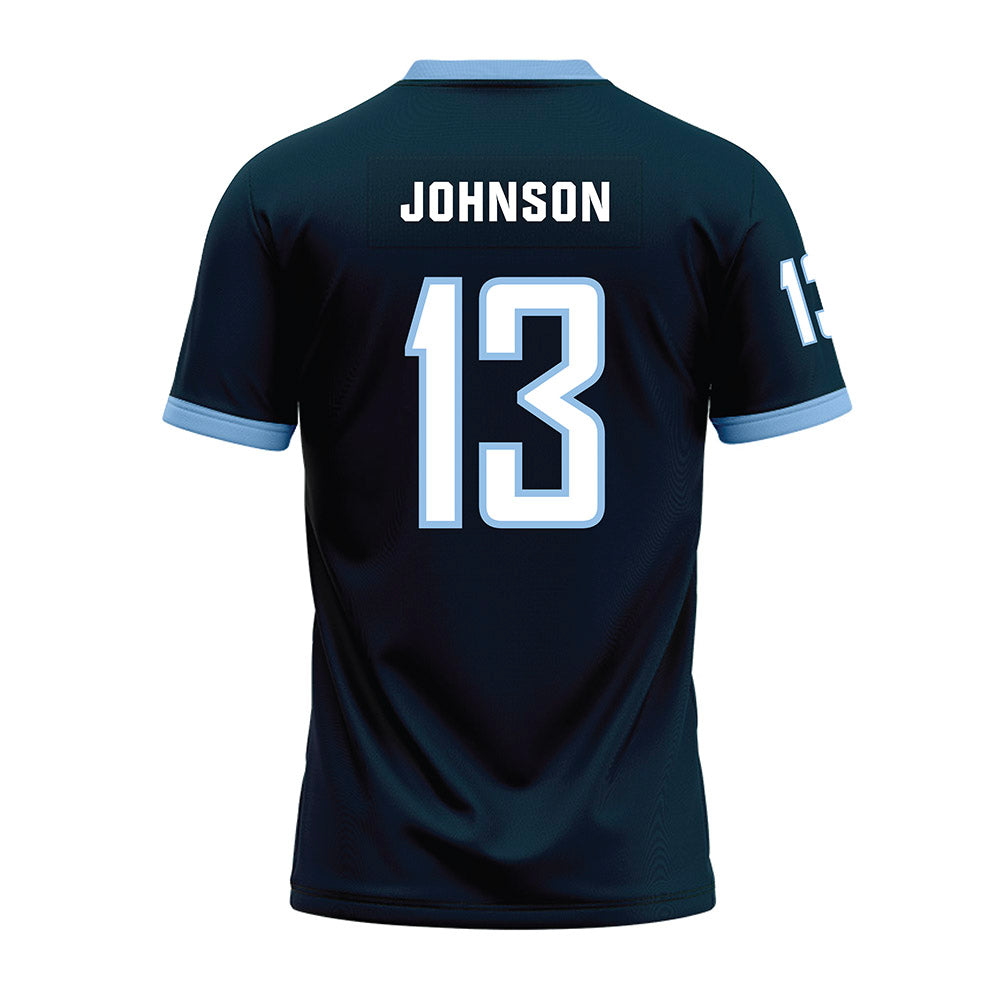Old Dominion - NCAA Football : Lonnie Johnson - Navy Premium Football Jersey-1
