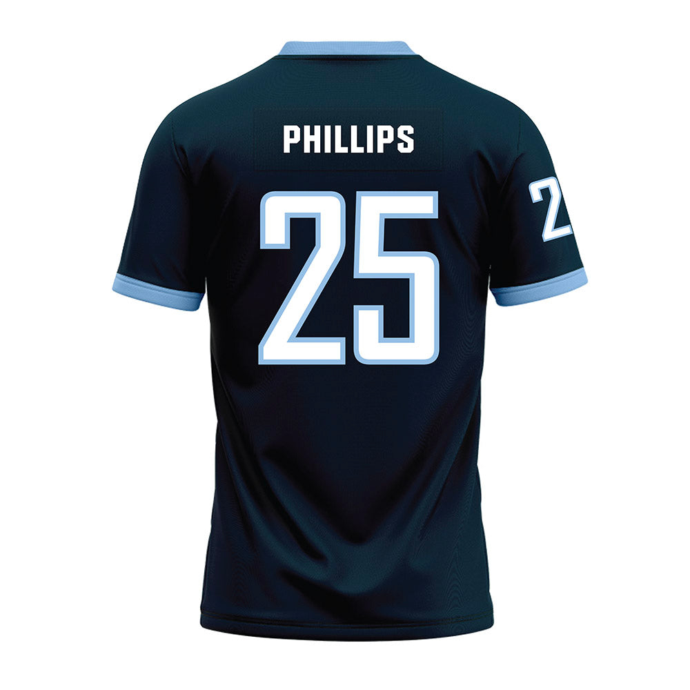 Old Dominion - NCAA Football : Will Phillips - Navy Premium Football Jersey-1