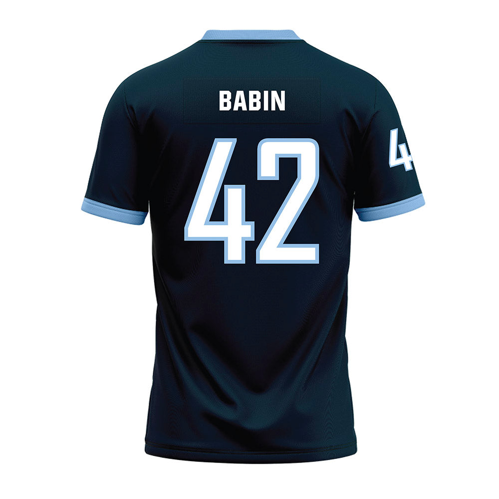 Old Dominion - NCAA Football : Talan Babin - Navy Premium Football Jersey-1