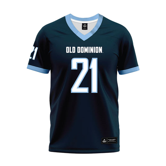 Old Dominion - NCAA Football : Eddie Guerra - Navy Premium Football Jersey-0