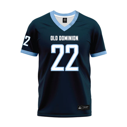 Old Dominion - NCAA Football : AJ Ashworth - Navy Premium Football Jersey-0