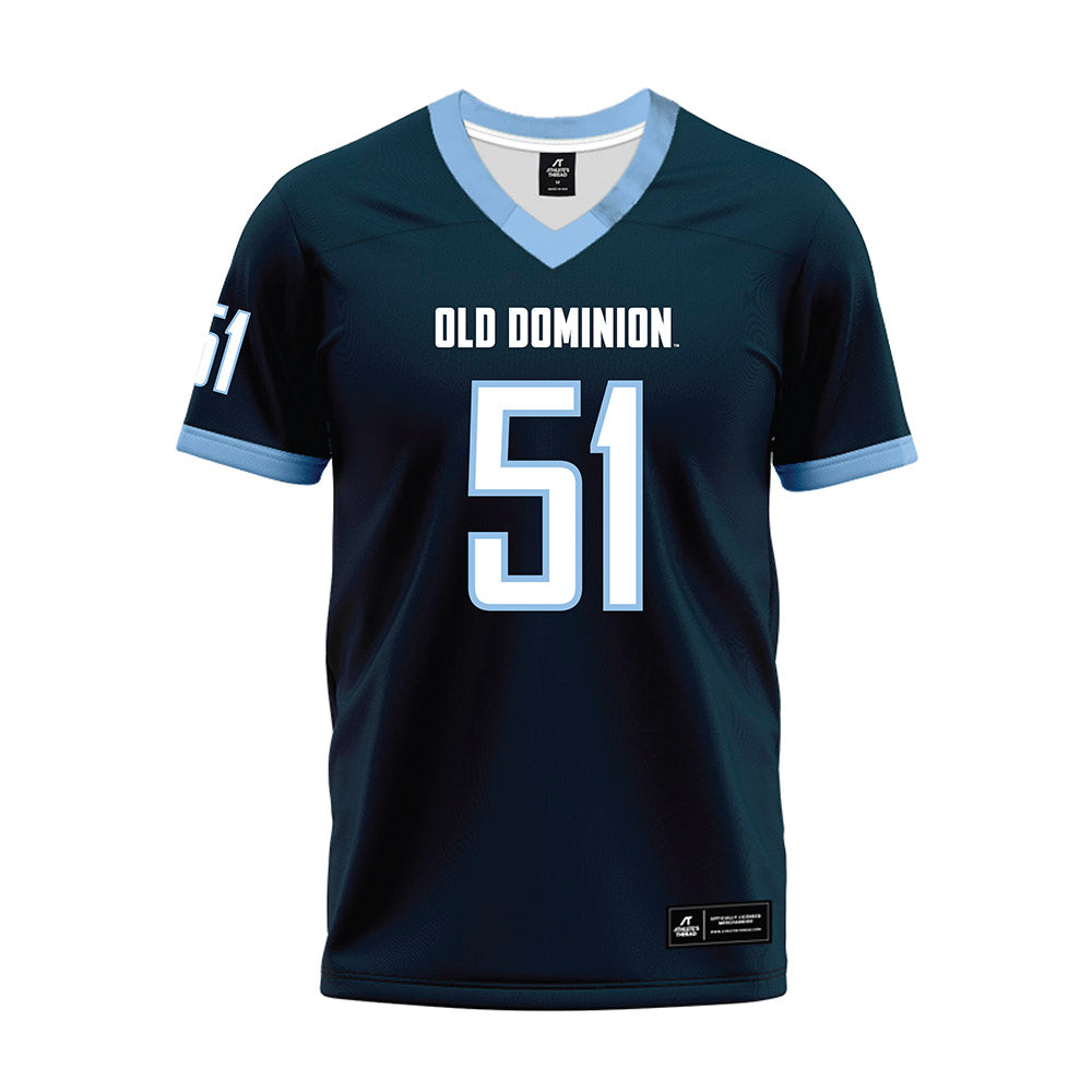 Old Dominion - NCAA Football : Idrissa Kamara - Navy Premium Football Jersey-0