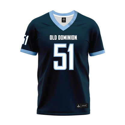 Old Dominion - NCAA Football : Idrissa Kamara - Navy Premium Football Jersey-0