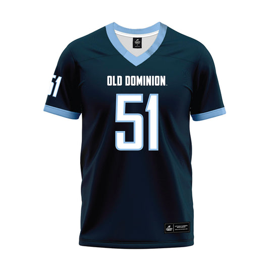 Old Dominion - NCAA Football : Idrissa Kamara - Navy Premium Football Jersey-0