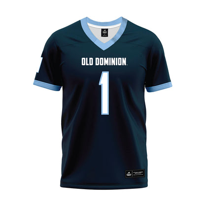 Old Dominion - NCAA Football : JJ Harrell - Navy Premium Football Jersey-0