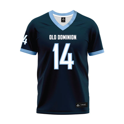 Old Dominion - NCAA Football : Zialis Blackmon - Navy Premium Football Jersey-0