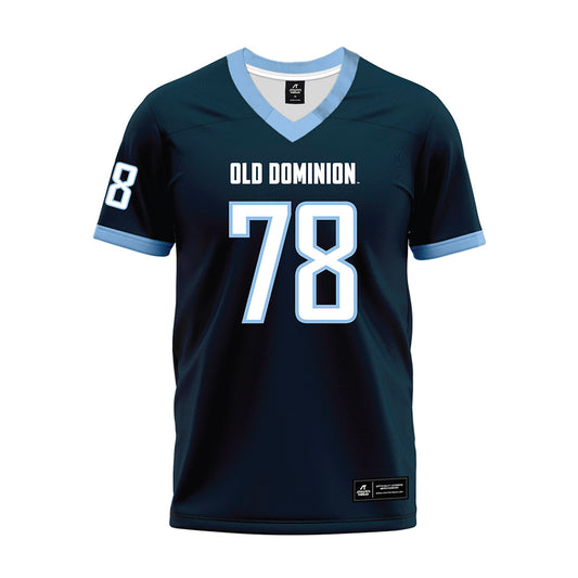 Old Dominion - NCAA Football : Keegan Parker - Navy Premium Football Jersey-0