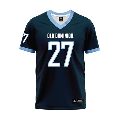 Old Dominion - NCAA Football : Kingston Gregory - Navy Premium Football Jersey-0