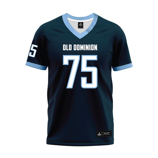 Old Dominion - NCAA Football : Demorrsion Brown - Navy Premium Football Jersey-0