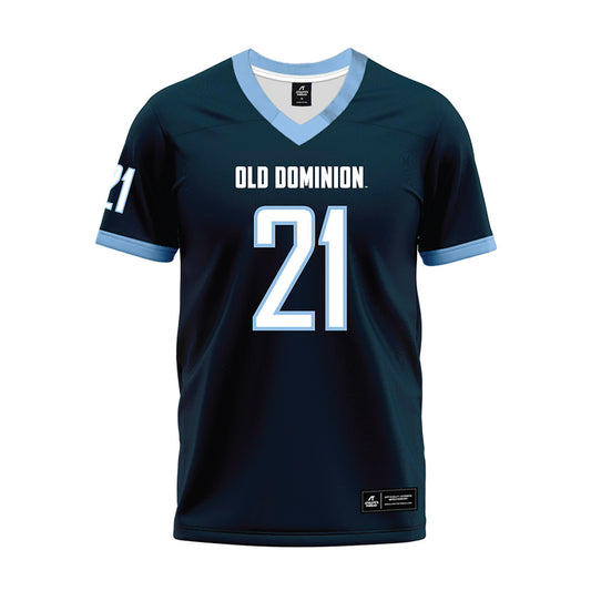 Old Dominion - NCAA Football : Eddie Guerra - Navy Premium Football Jersey-0