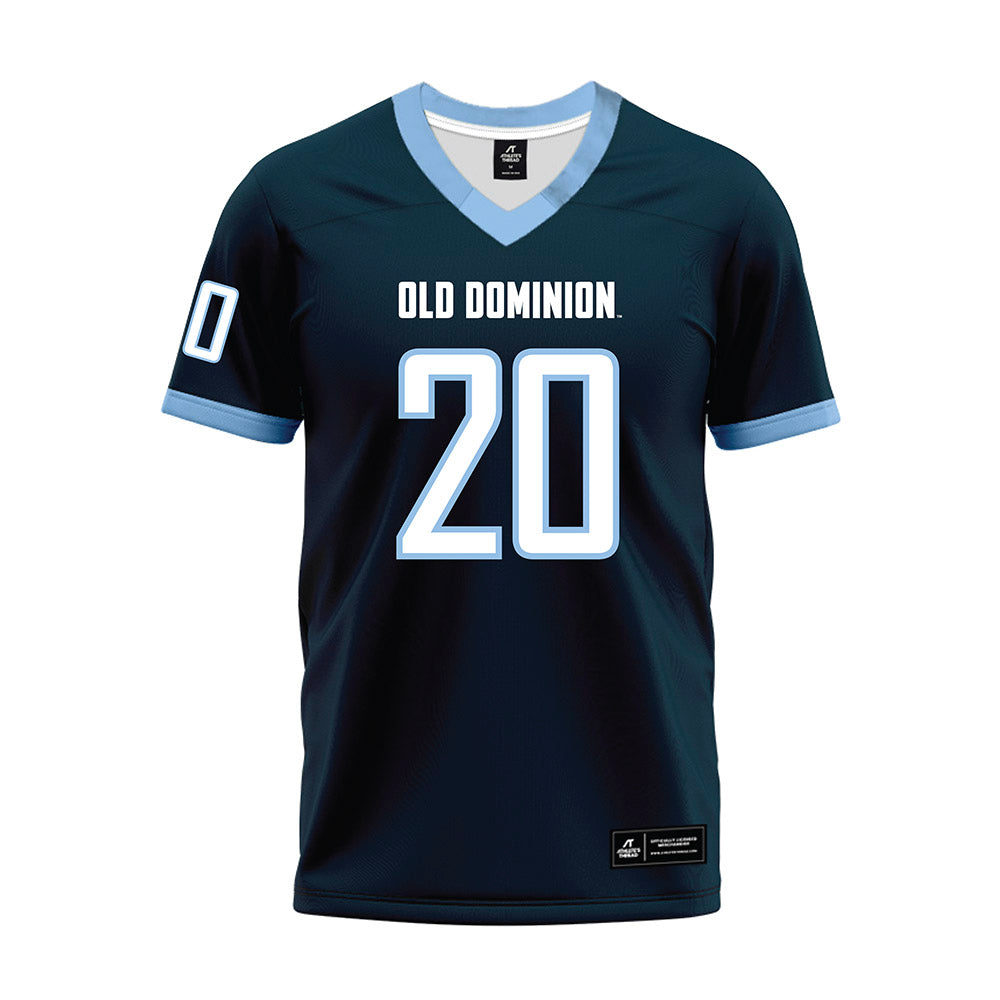 Old Dominion - NCAA Football : Jivan Baly - Navy Premium Football Jersey-0