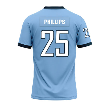 Old Dominion - NCAA Football : Will Phillips - Light Blue Premium Football Jersey-1