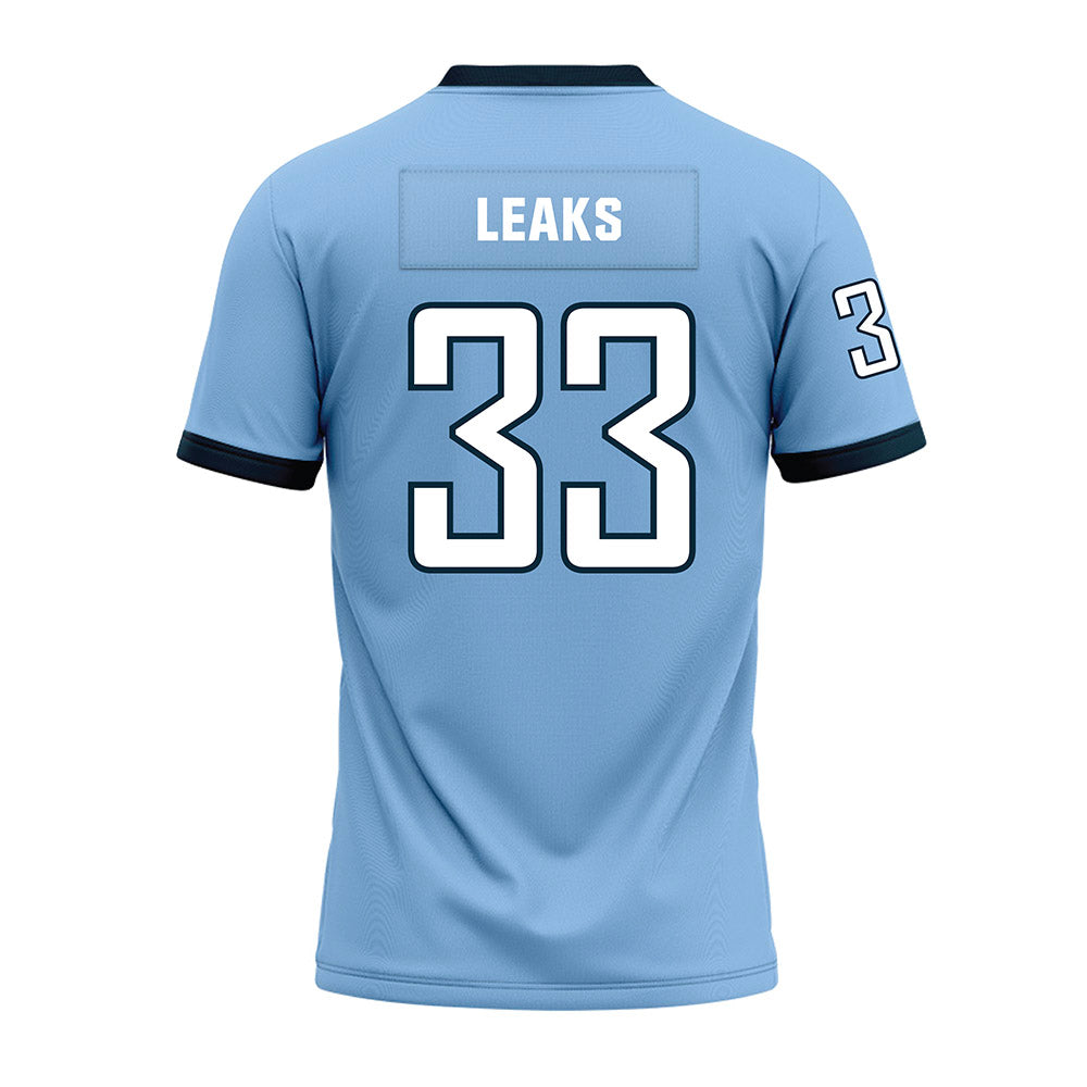 Old Dominion - NCAA Football : Shaq Leaks - Light Blue Premium Football Jersey-1